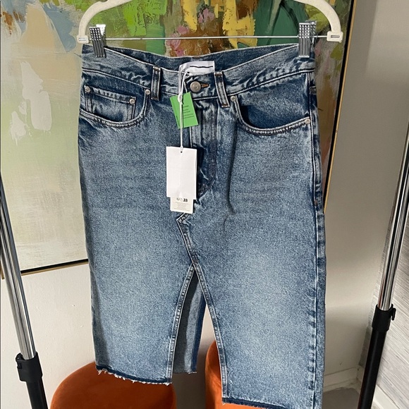 Stella McCartney asymmetrical denim skirt - Picture 11 of 12